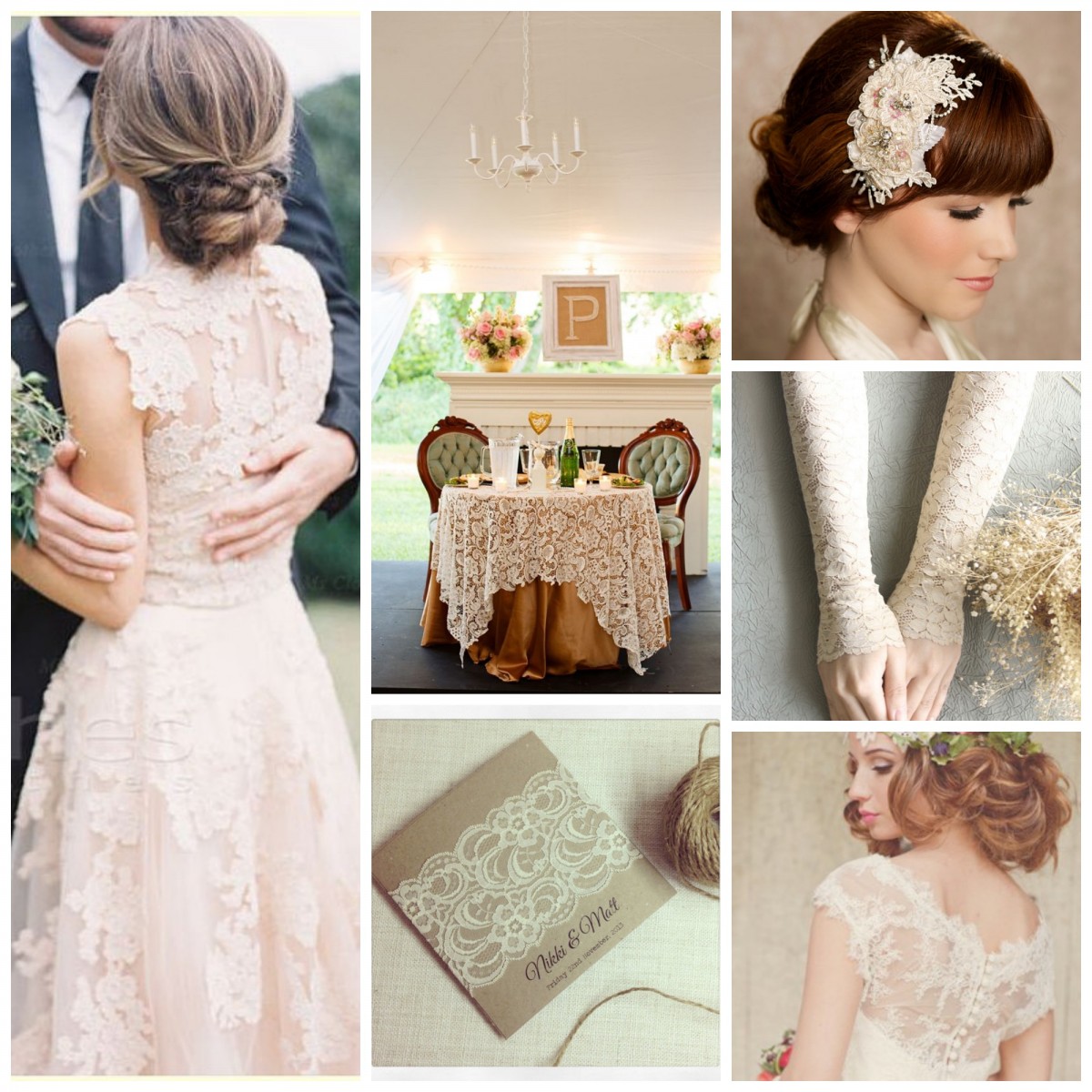 Collage lace