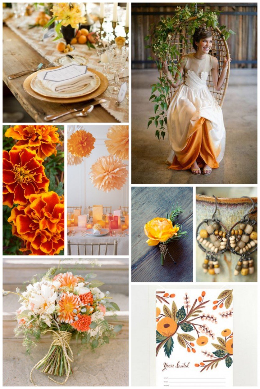 david's bridal marigold